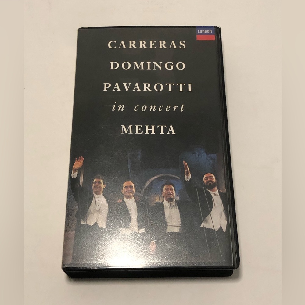 Carreras Domingo Pavarotti in Concert VHS